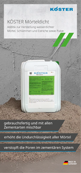 KÖSTER  Mörteldicht