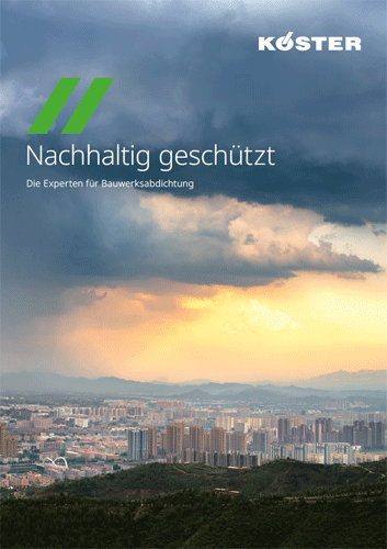 Unternehmensbroschüre Experten für Bauwerksabdichtung